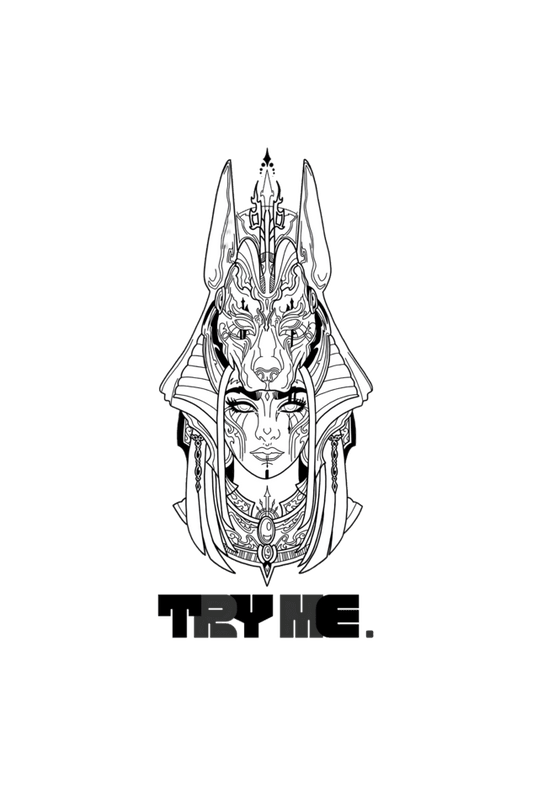 Pharoh 02 || Oversized Heavy Weight T-Shirt (Dark) - TryMe.