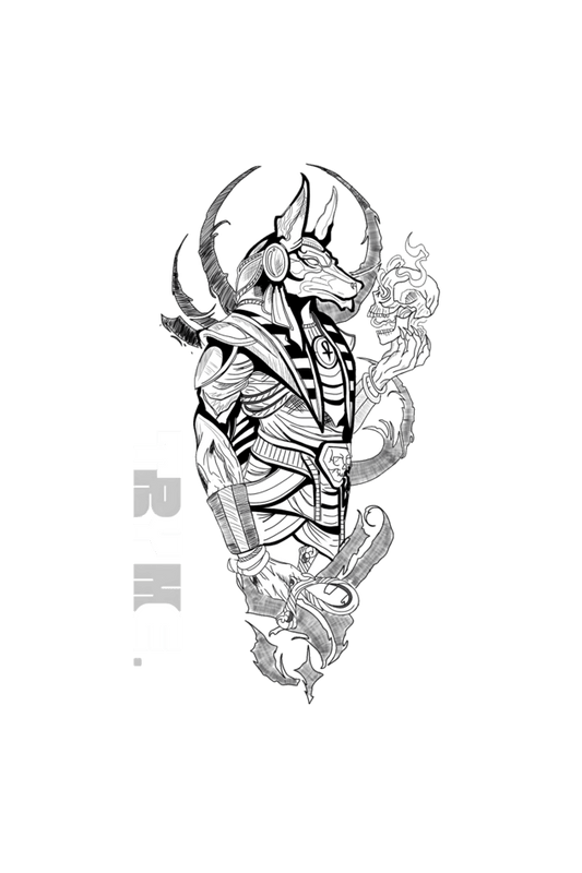 Anubis 01 || Oversized Heavy Weight T-Shirt (Light) - TryMe.