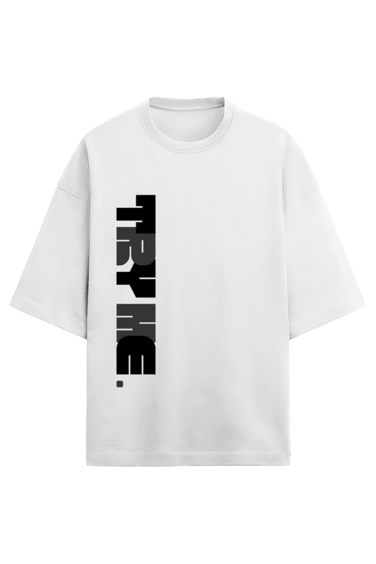 Solid || Oversized Heavy Weight T-Shirt (Dark) - TryMe.
