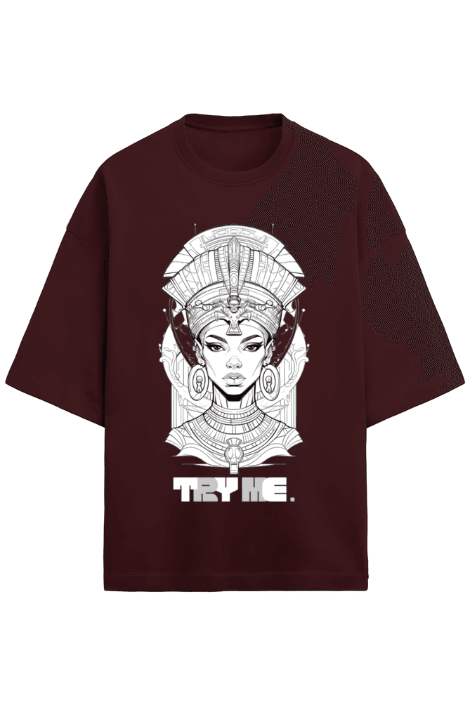 Pharoh 02 || Oversized Heavy Weight T-Shirt (Light) - TryMe.