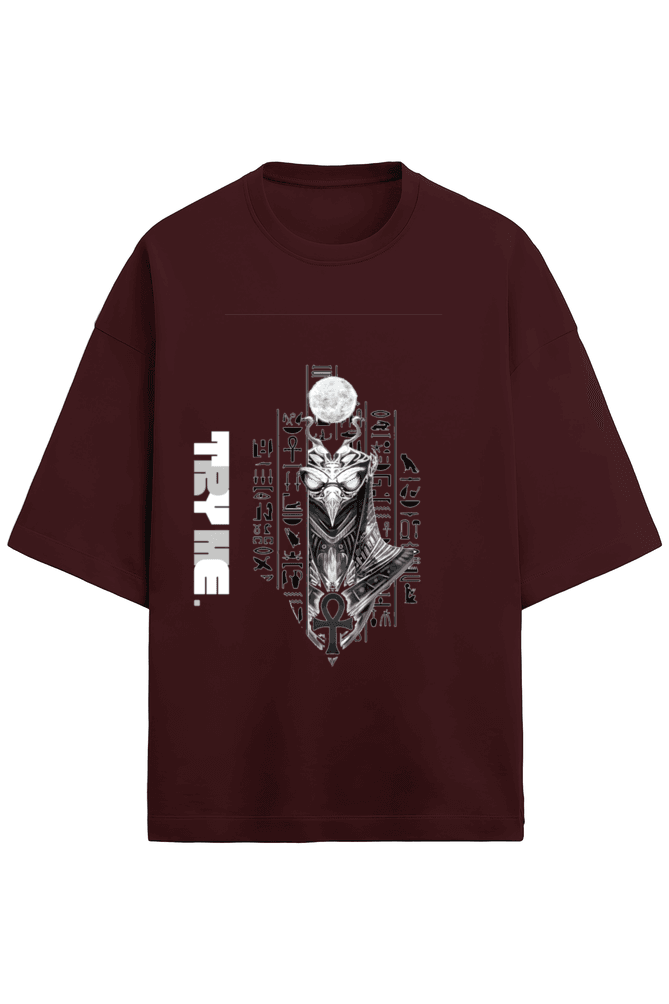 Horus 01 || Oversized Heavy Weight T-Shirt (Light) - TryMe.