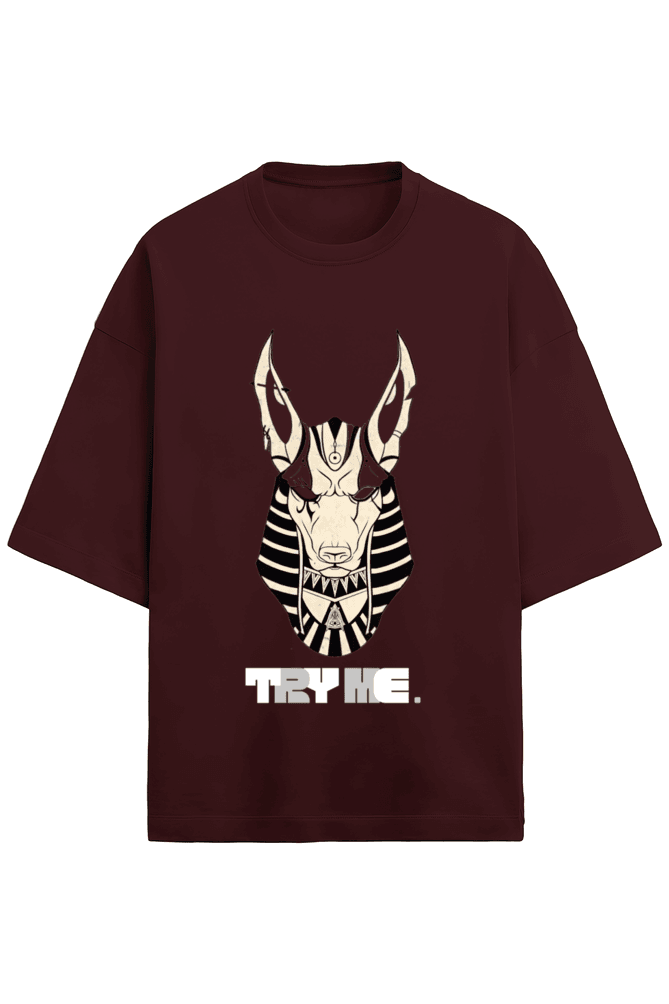 Anubis 03 || Oversized Heavy Weight T-Shirt (Light) - TryMe.