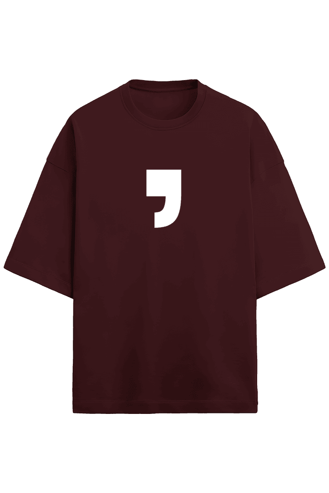 Apostrophe || Oversized Heavy Weight T-Shirt (Light) - TryMe.