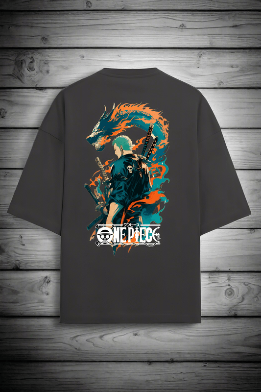 Zoro || Oversized Heavy Weight T-Shirt - TryMe.