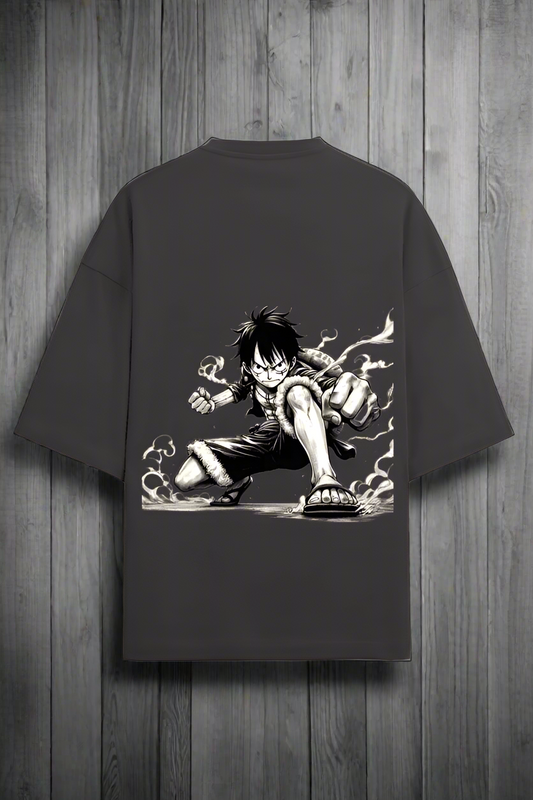 Luffy || Oversized Heavy Weight T Shirt - TryMe.