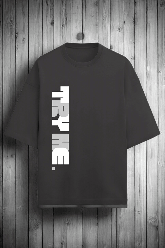 Solid || Oversized Heavy Weight T-Shirt (Light) - TryMe.