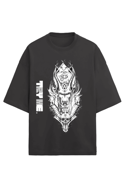 Anubis 02 || Oversized Heavy Weight T-Shirt (Light) - TryMe.