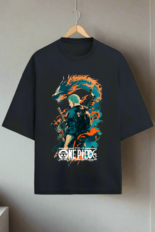 Zoro || Oversized Heavy Weight T-Shirt - TryMe.