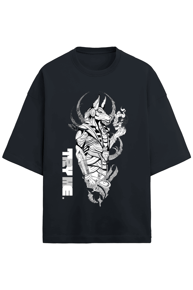 Anubis 01 || Oversized Heavy Weight T-Shirt (Light) - TryMe.