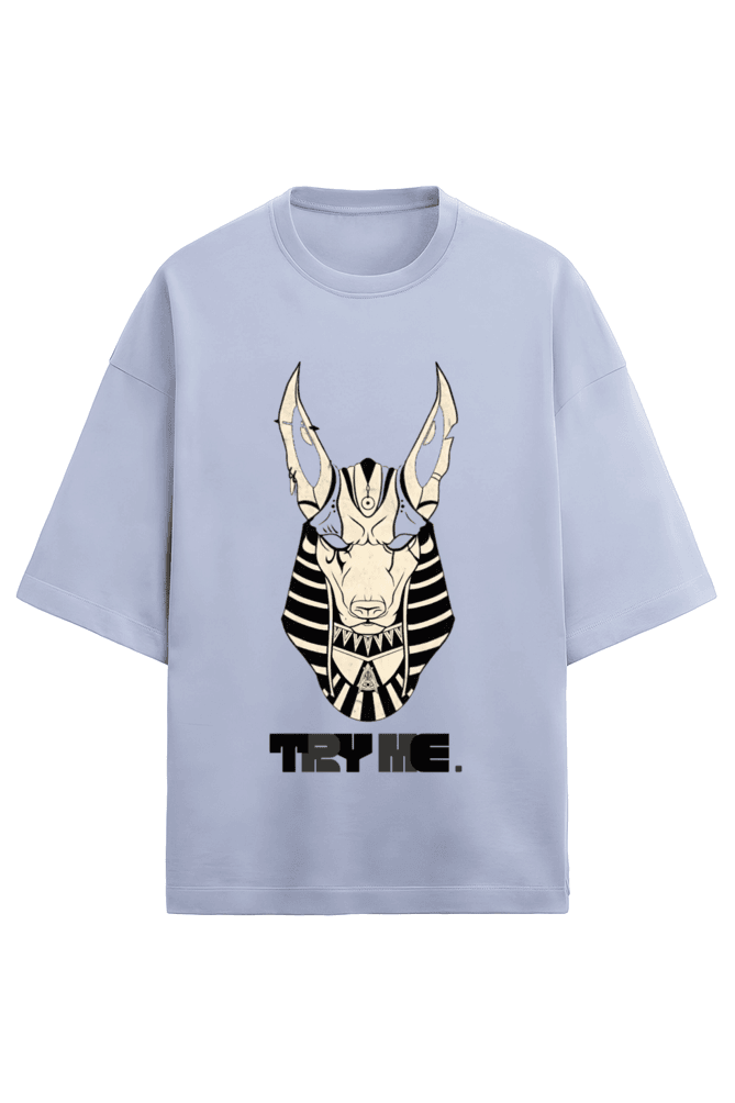 Anubis 03 || Oversized Heavy Weight T-Shirt (Dark) - TryMe.