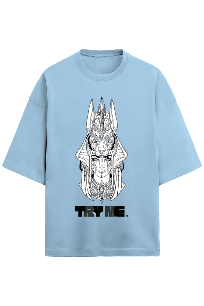Pharoh 02 || Oversized Heavy Weight T-Shirt (Dark) - TryMe.
