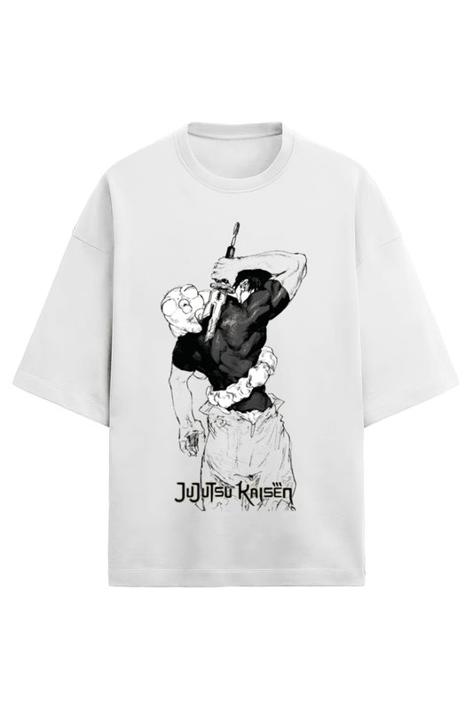 Toji Fushigoro || Oversized Heavy Weight T-Shirt (Light) - TryMe.