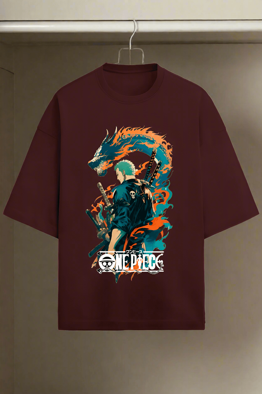 Zoro || Oversized Heavy Weight T-Shirt - TryMe.