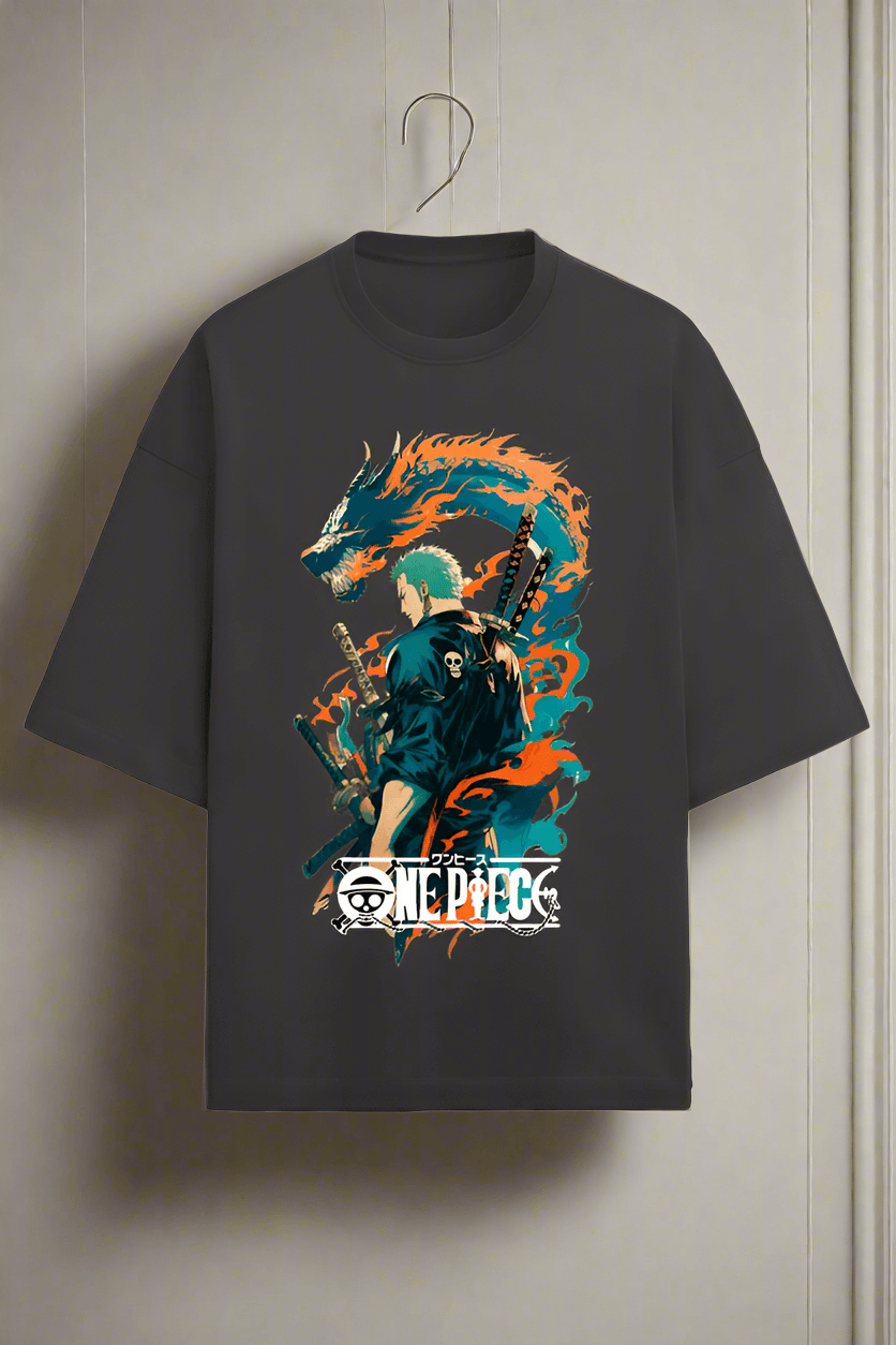 Zoro || Oversized Heavy Weight T-Shirt - TryMe.