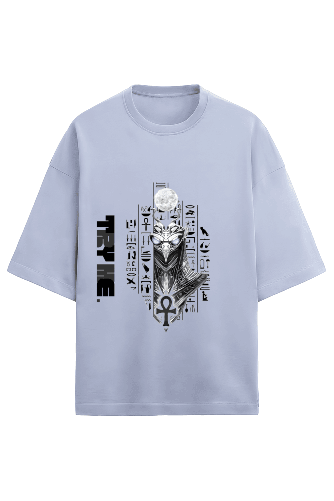 Horus 01 || Oversized Heavy Weight T-Shirt (Dark) - TryMe.