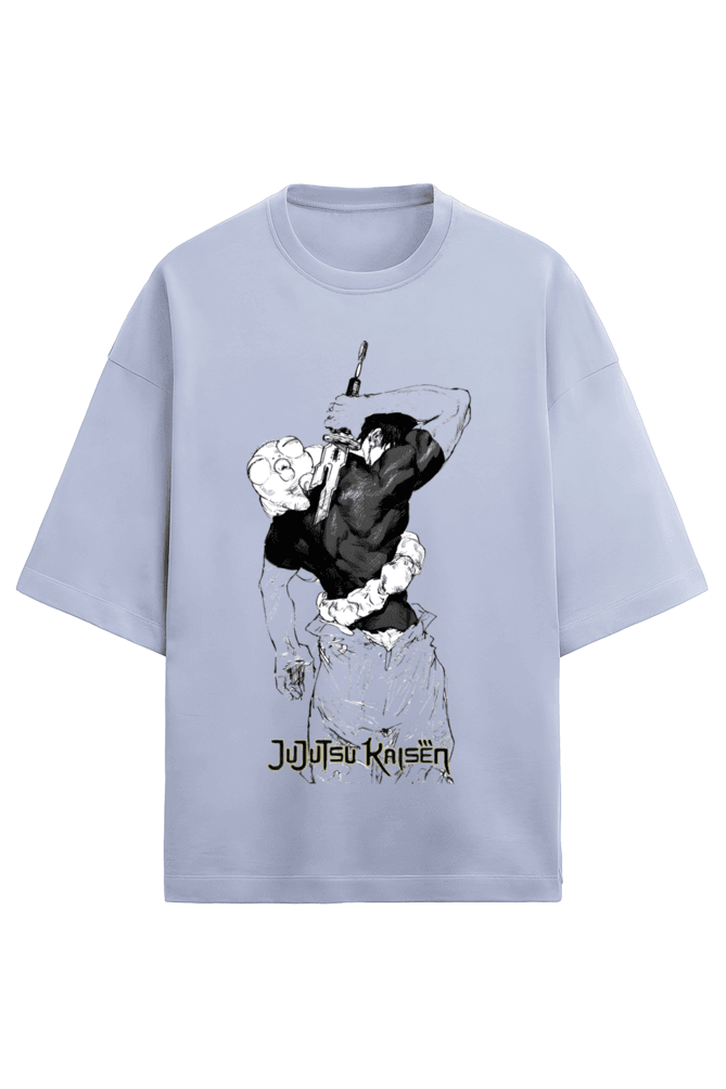 Toji Fushigoro || Oversized Heavy Weight T-Shirt (Light) - TryMe.