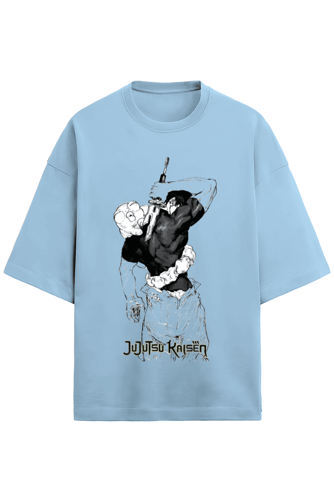 Toji Fushigoro || Oversized Heavy Weight T-Shirt (Light) - TryMe.