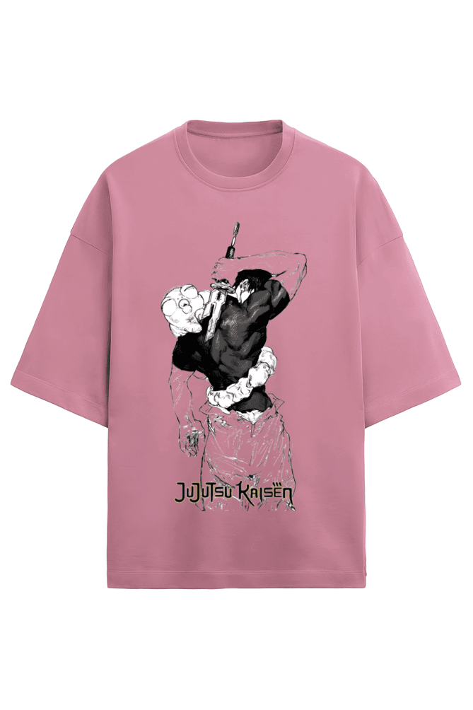 Toji Fushigoro || Oversized Heavy Weight T-Shirt (Light) - TryMe.